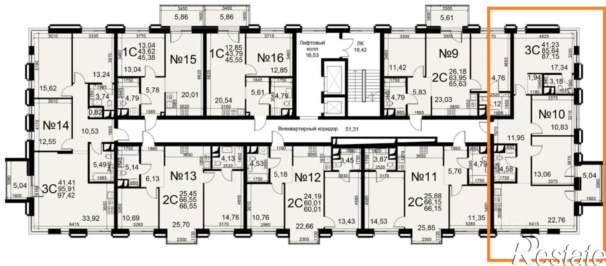 Купить квартиру за 15 400 000 рублей на Тула, Хлебная площадь, 8к3