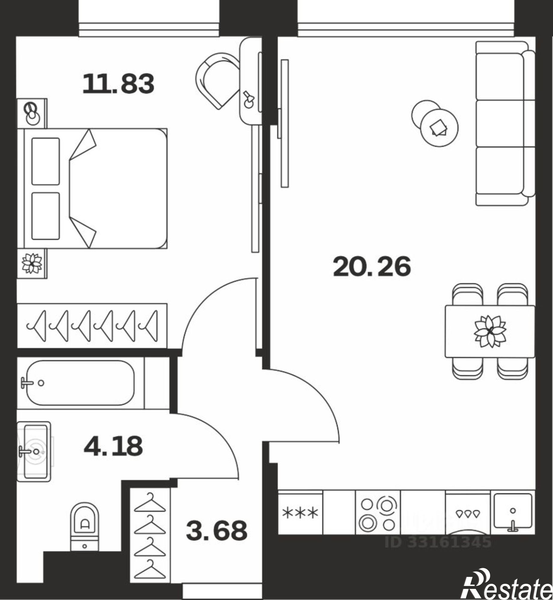 Купить квартиру за 4 725 760 рублей на посёлок Мясново, улица Маршала Жукова
