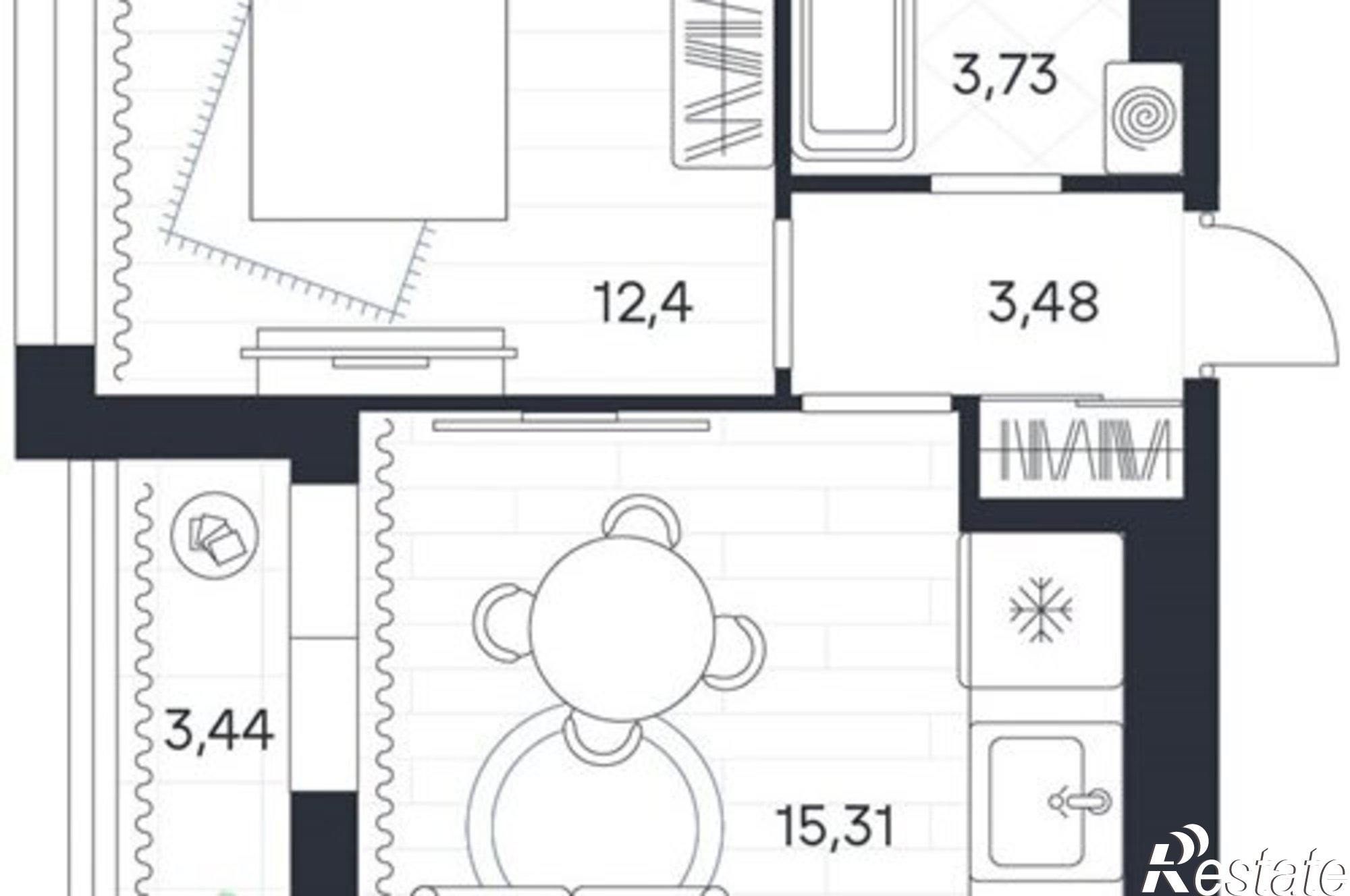 Купить квартиру за 5 269 000 рублей на городской округ Тула, посёлок Петровский, Шоссейный проезд, 4
