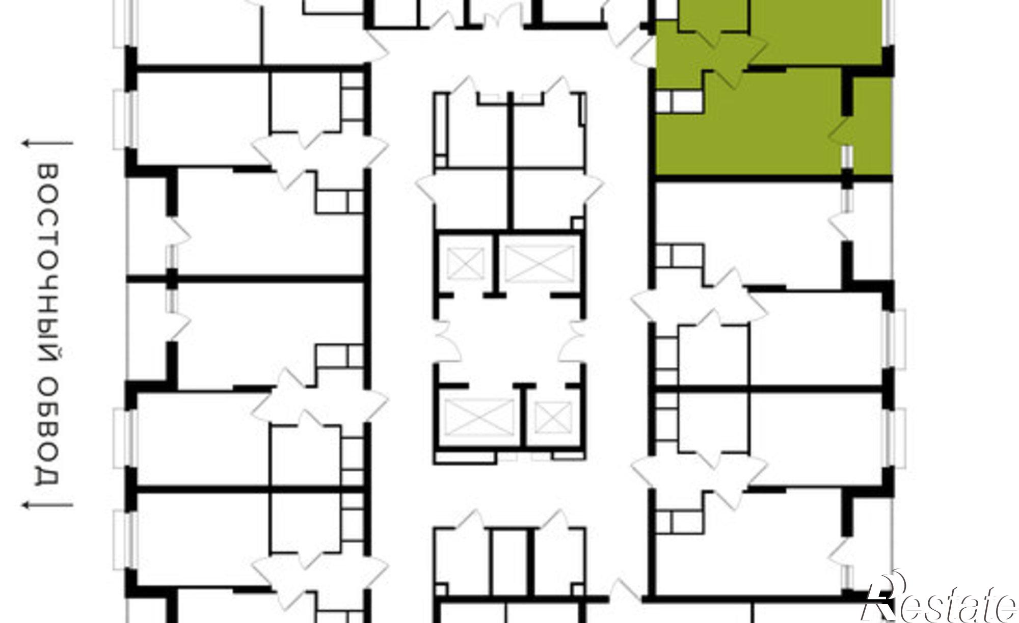 Купить квартиру за 5 193 950 рублей на Тула, Восточный обвод