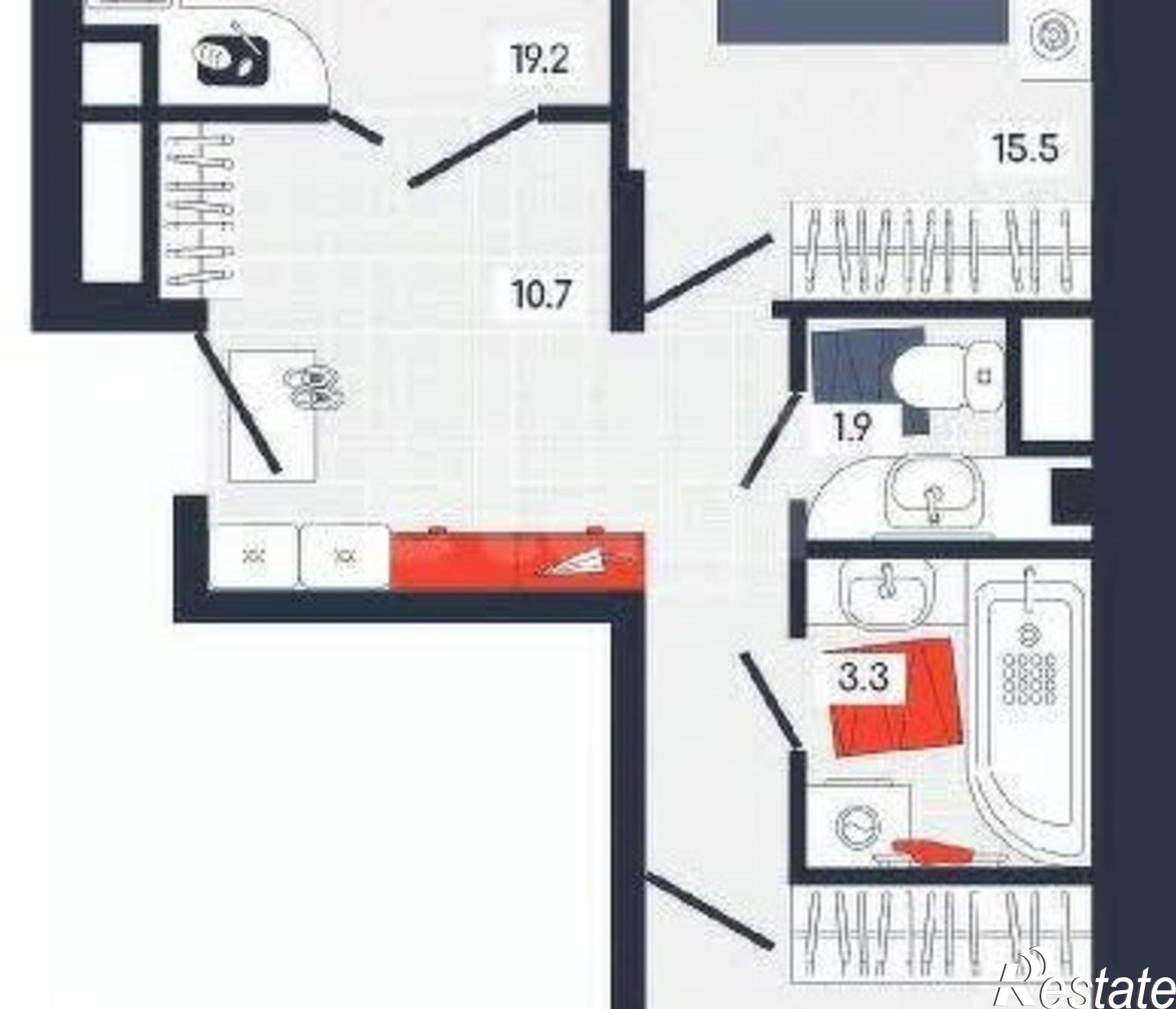 Купить квартиру за 12 300 000 рублей на ул Восточная, 13