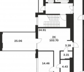 1-комн, 42 кв м, этаж 9/10 улица Ленина, 18