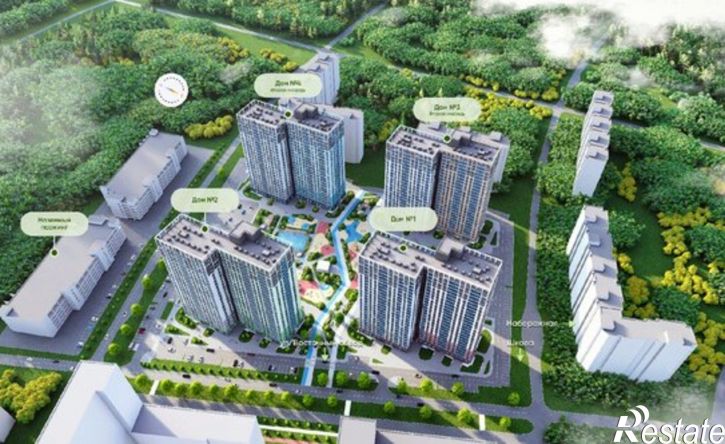 2-комн квартира в новом доме Тула