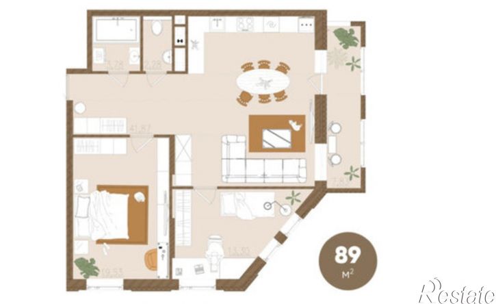 2-комн квартира Тула, улица Фридриха Энгельса, 73