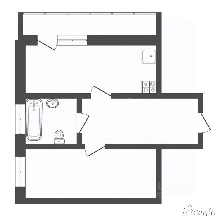 1-комн квартира