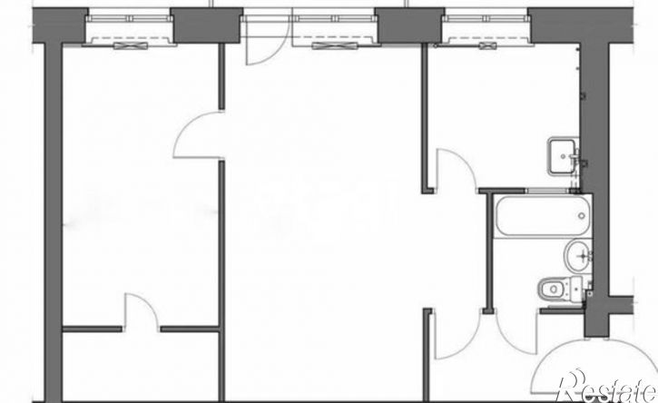 2-комн квартира Ясногорск, улица Ленина, 6