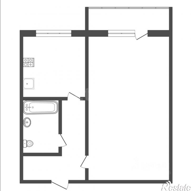 1-комн квартира