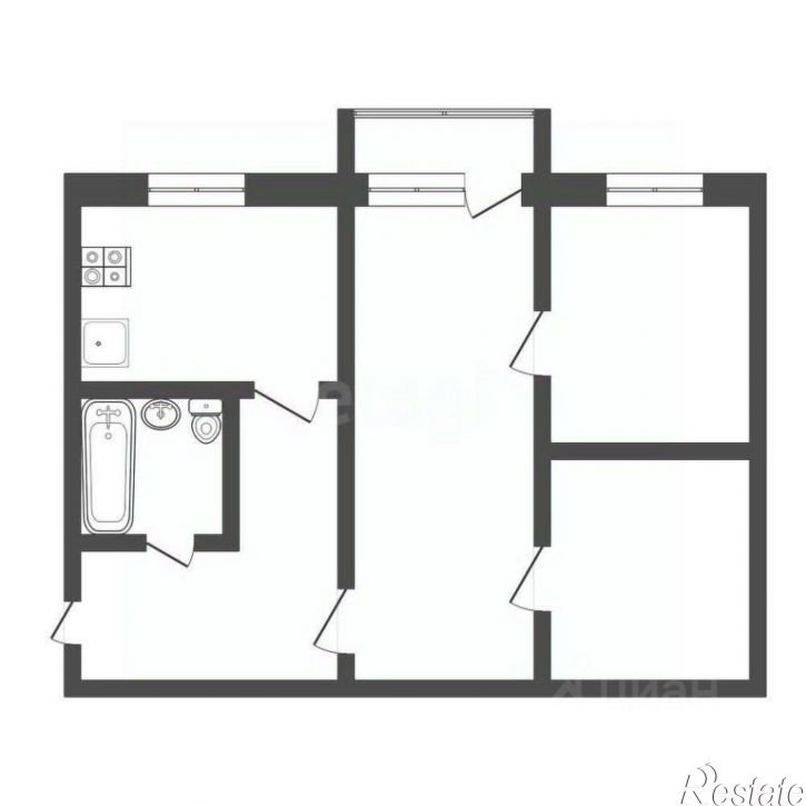 2-комн квартира Киреевский район, Киреевск