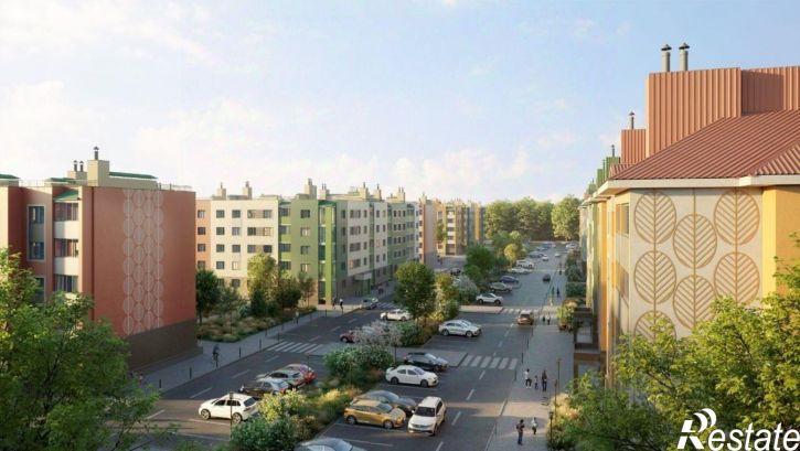2-комн квартира в новом доме микрорайон Новая Тула