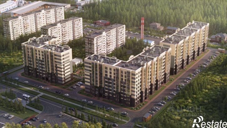 2-комн квартира в новом доме Алексин, 2-й микрорайон