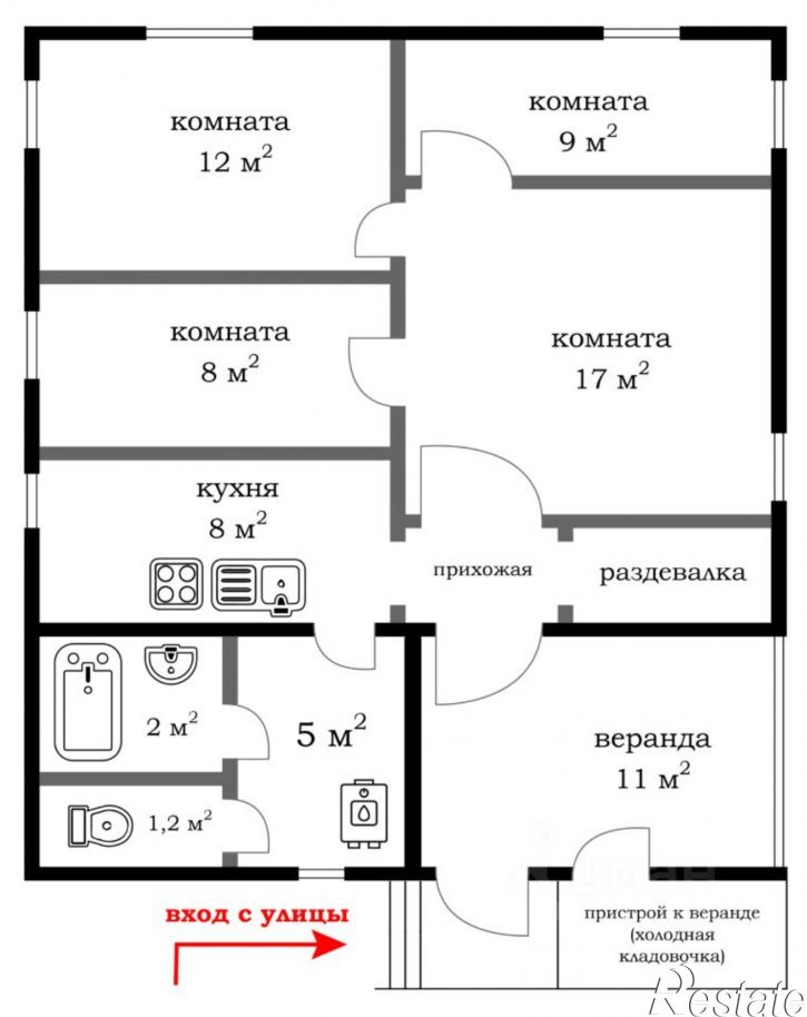 Коттедж/дом Киреевский район