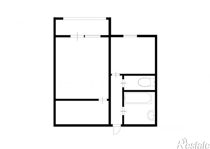 1-комн квартира Тула, Октябрьская улица, 101