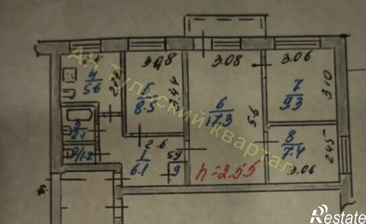 4-комн квартира ул Горняков, 6,  д. 6