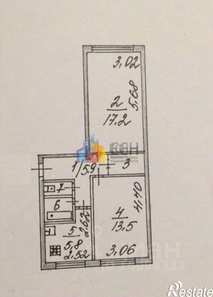 2-комн квартира г. Тула, улица Калинина, 18к3