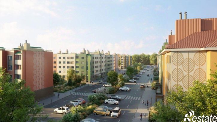 1-комн квартира в новом доме улица Героев России, 4