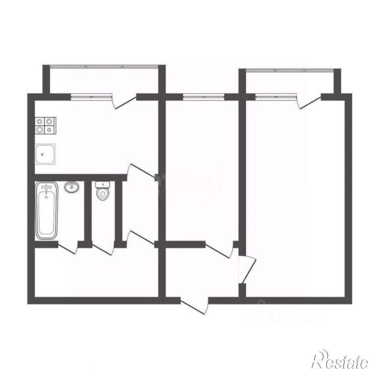 2-комн квартира