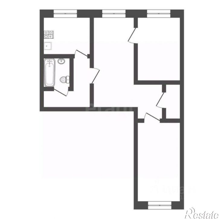 3-комн квартира ул Школьная, 18,  д. 18