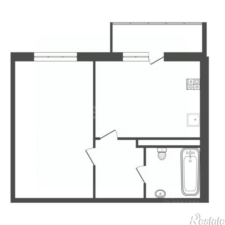 1-комн квартира