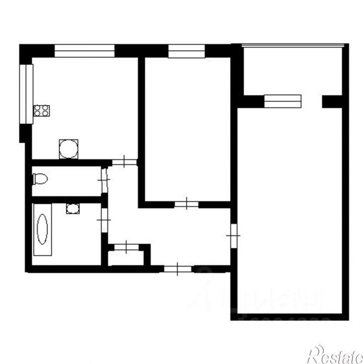 2-комн квартира г. Тула, улица Металлургов, 45Б