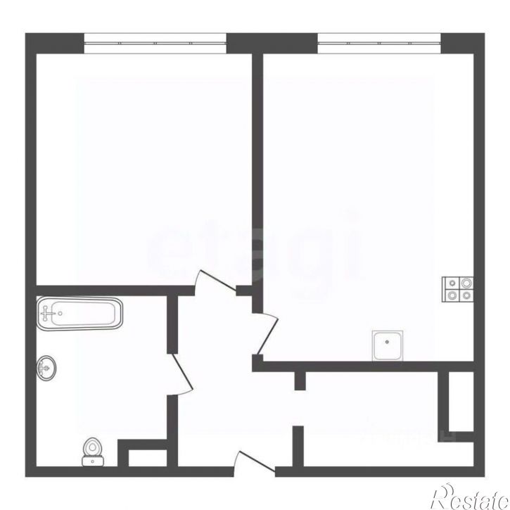 1-комн квартира