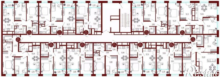 2-комн квартира в новом доме улица 156-го Полка НКВД, 18