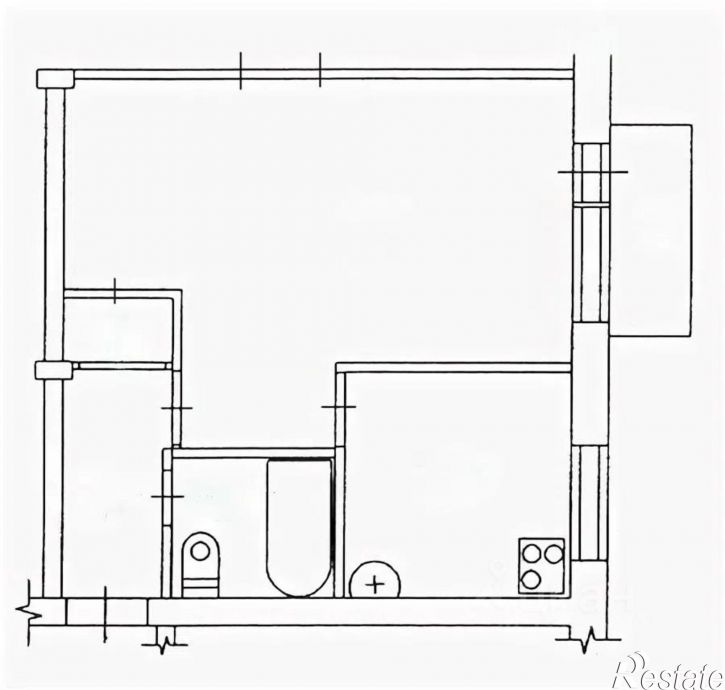 1-комн квартира Донской, Новая улица, 58