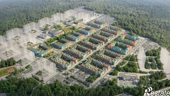 2-комн квартира в новом доме улица Героев России, 4