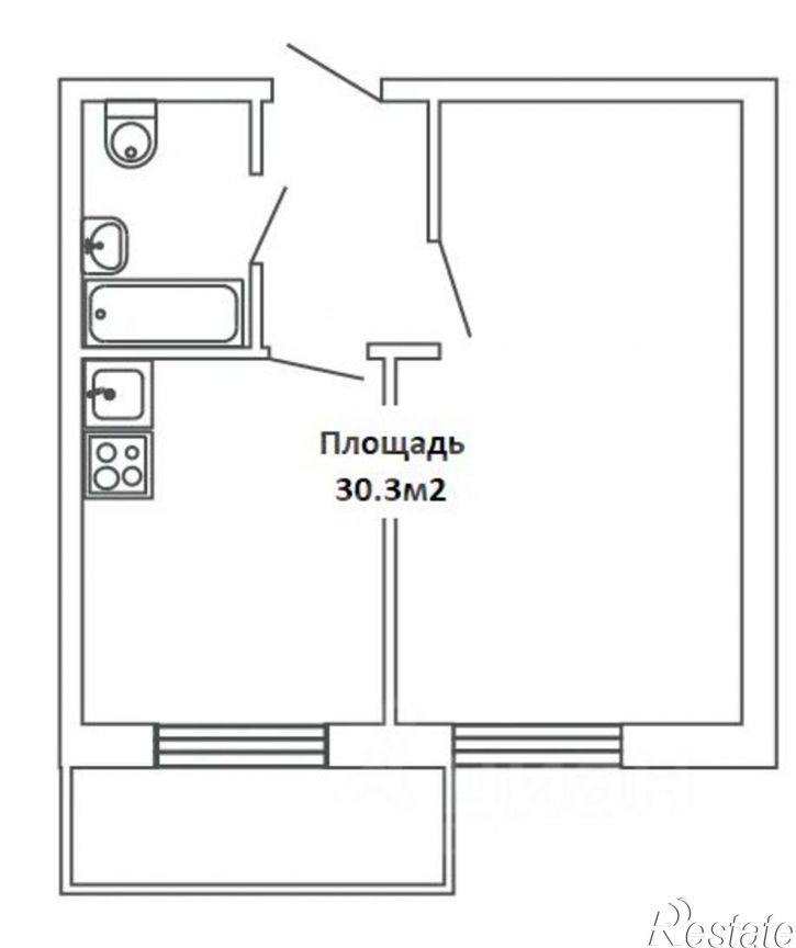 1-комн квартира Трудовой пр-д, 6,  д. 6