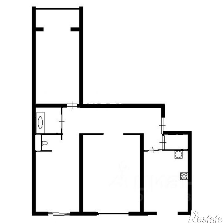 3-комн квартира