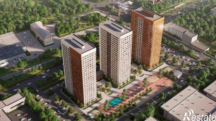 1-комн квартира в новом доме микрорайон Мясново