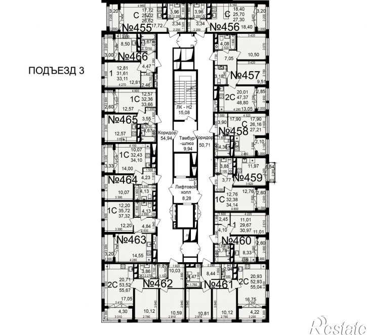 1-комн квартира в новом доме посёлок Горелки, Большая улица, 6/1