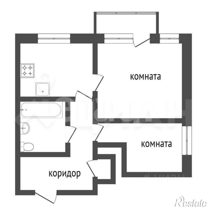 2-комн квартира г. Тула, Волоховская улица, 8