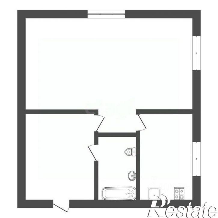 1-комн квартира улица Беклемищева, 30,  д. 30